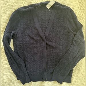 GAP Pointelle Cardigan NWT